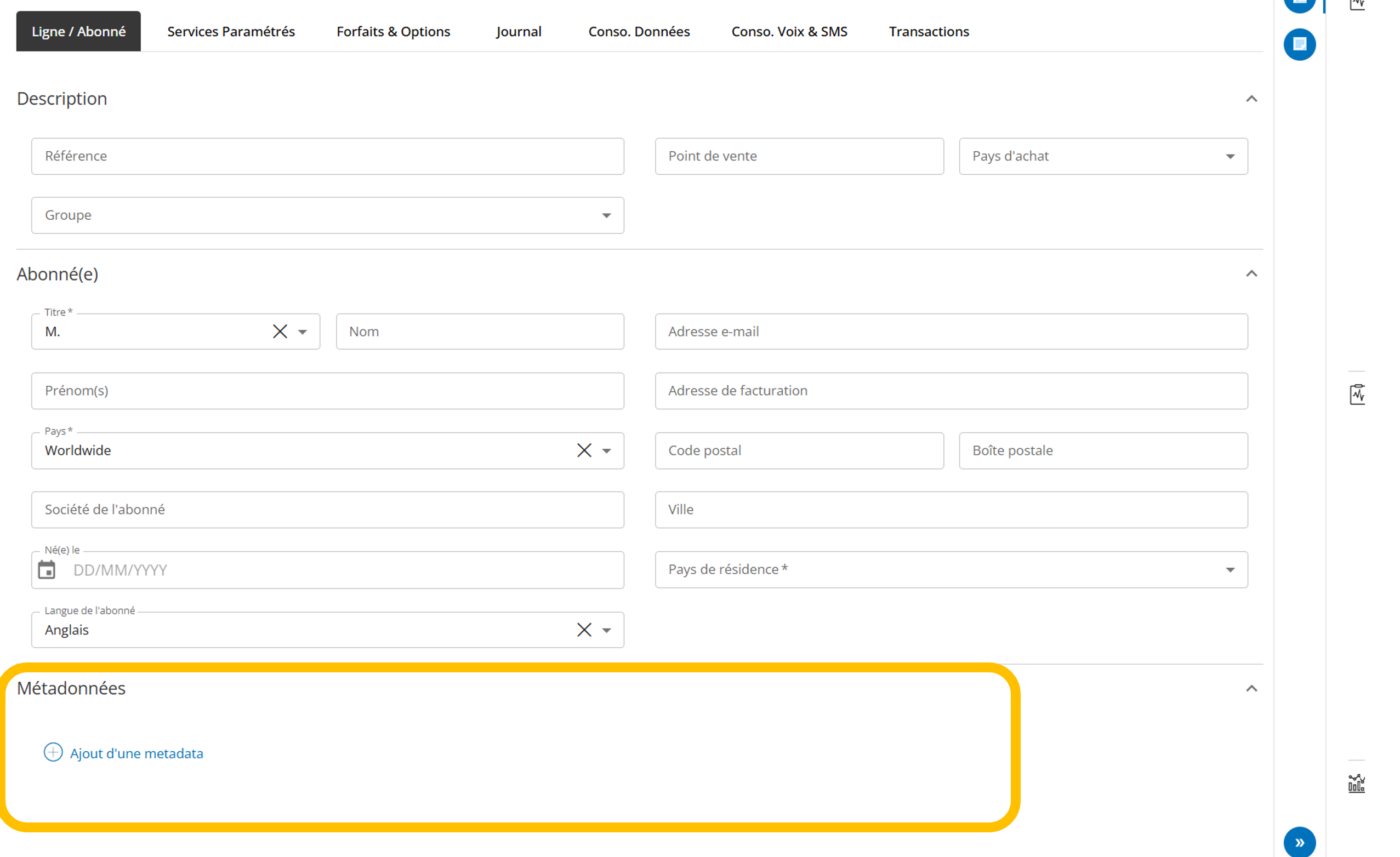 Utilisation des métadonnées (champs personnalisables) - Docs ...